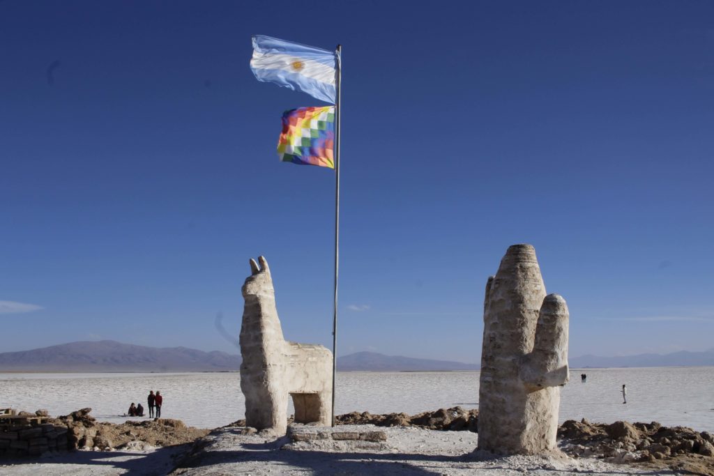 Salinas Grandes, um salar no norte da Argentina