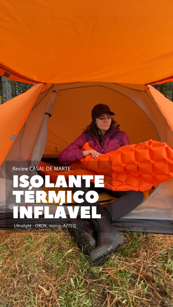 Review: Colchonete Ultralight Isolante Térmico OROK da marca AZTEQ