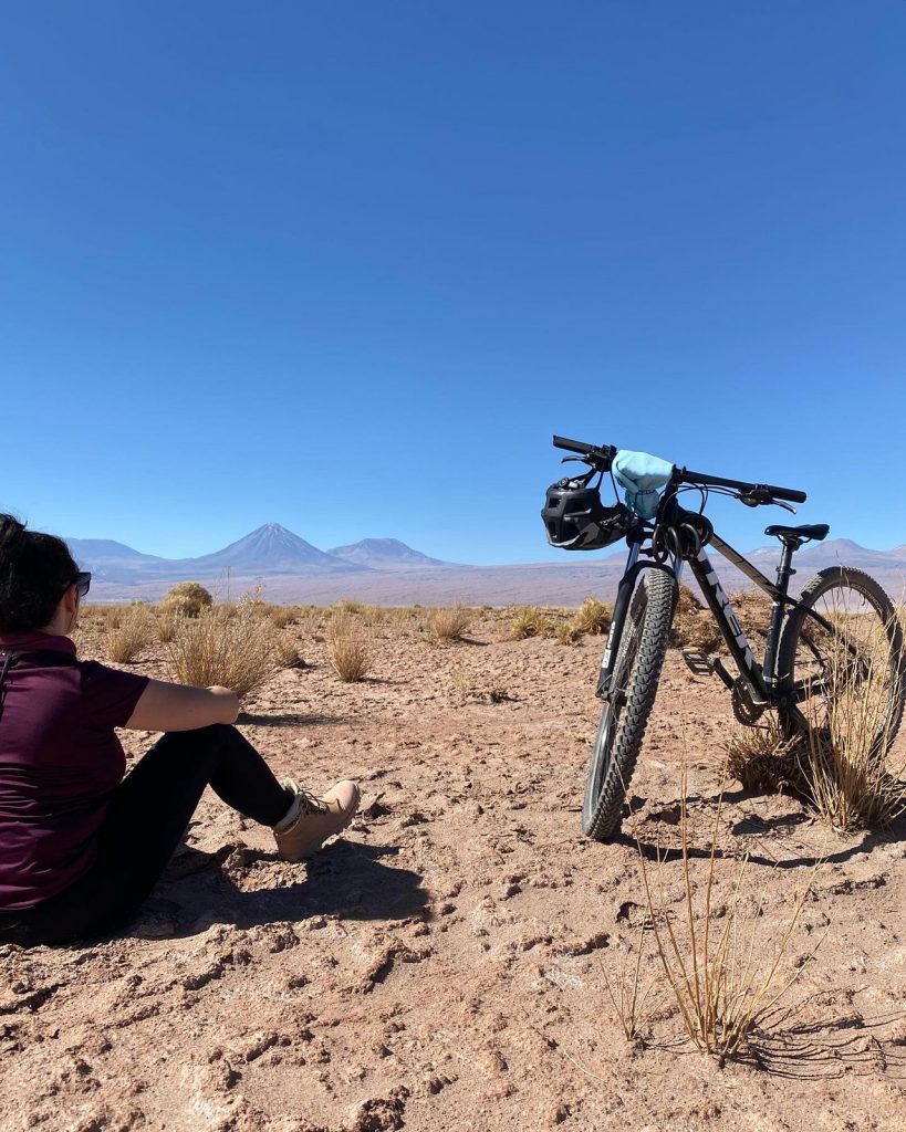 Diário do Mochilão, rolê de bike até a Laguna Cejar