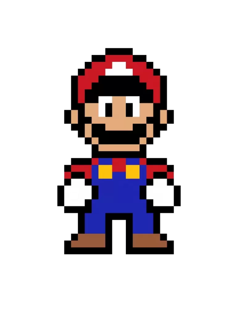 Pixel Art do Mario Bros