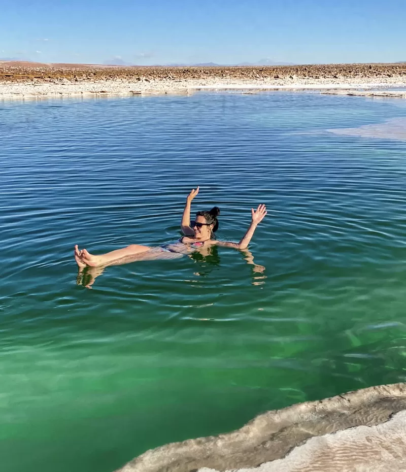 Lagunas Escondidas de Baltinache no Atacama