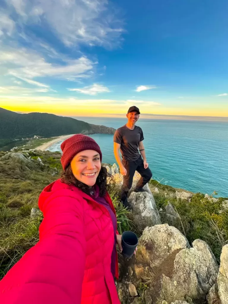 Acampei no morro da coroa em floripa20