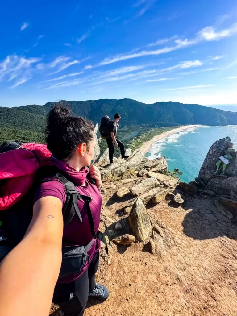 Acampei no morro da coroa em floripa7